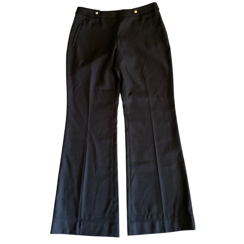 Loft NWT “Julie” women’s curvy Black flared dress pants